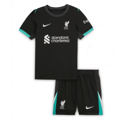 Fotbalové Dres Liverpool Dětské Venkovní 2024-25 Krátký Rukáv (+ trenýrky)